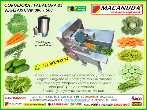 MÁQUINA INDUSTRIAL DE PICAR HORTALIÇAS VENDAS NO ESPIRITO SANTO